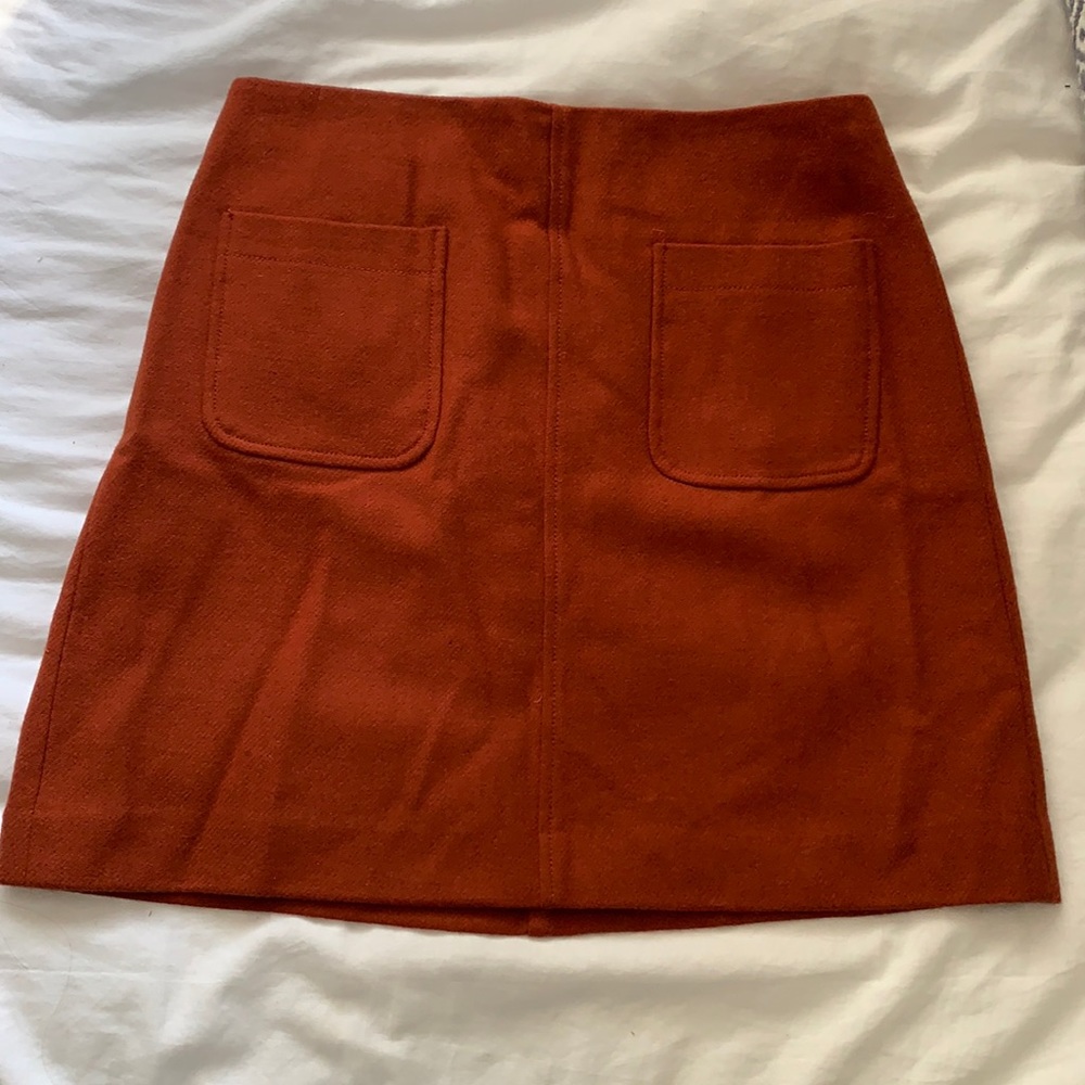 NWOT Madewell Orange Skirt